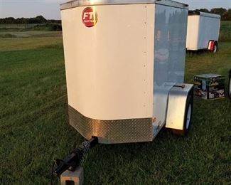 Fast Track by Wells Cargo enclosed cargo trailer - 4 ft by 6 ft - very nice, clean.