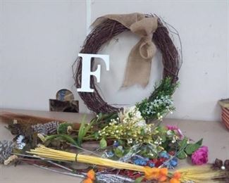 Floral Items and Wreath