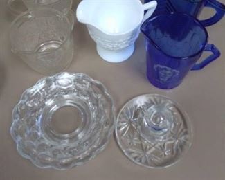 Glass Creamer/Sugar Sets and Plates