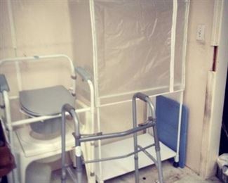Medical Walker, Potty Chairs and Portable Storage Closet