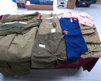 Lot of Boy Scout / Cub Scout Uniforms - Shirts, Shorts, Pants and LONG Socks Sz 14