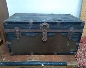 Vintage Wooden Trunk