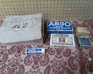 Eskimo Vibrator, Advertising Boxes, Beaded Cord