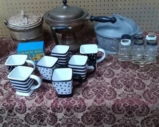 Guaridanware, Copper Chafing Dish, Cookie Jar