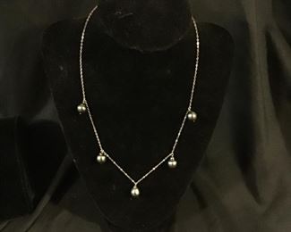 MidCentury Modernism Necklace Pearls - $25