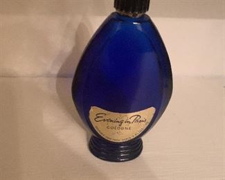 Vintage Perfume Bottle, evening in Paris