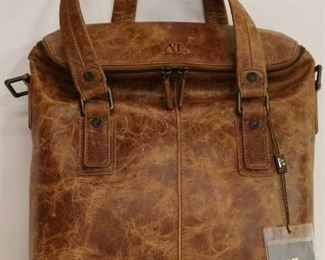 Array of Lazzaro leather handbags