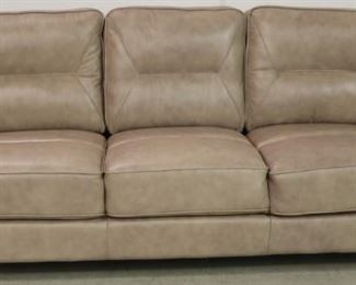 Demoine taupe sofa by Leather Italia