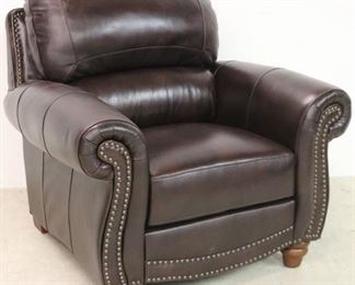 James chair by Leather Italia in tobacco color