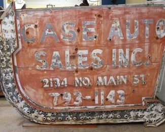 Case Auto Sales Inc Neon Sign