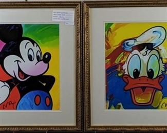 Mickey Mouse / Donald Duck by Peter Max