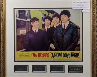 Beatles Lobby Card A Hard Days Night