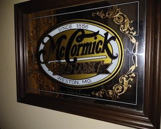McCormack Distillery mirrored sign