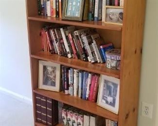 All wood book shelf. No particle. Solid Heavy $50.00