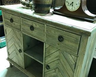 Reclaimed wood sideboard