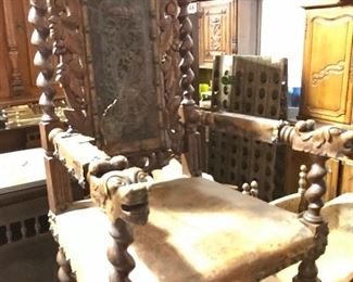 Carved chair