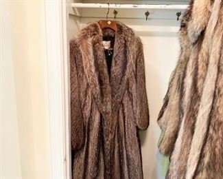 59- Vintage long fur winter coat
