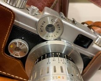 128- Vintage Argus c-forty-four camera and case