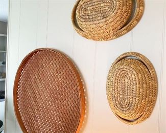 34- Decorative wall baskets