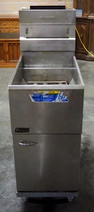 Pitco Stainless Steel Deep Fat Fryer Model 35C+S, With Two Deep Fry Baskets