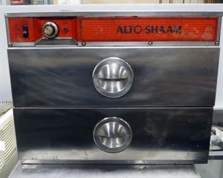 Alto-Shaam 2-Drawer Food Warmer, Model D2-50, Powers On