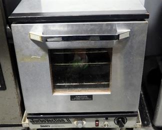 Savory TurboVection II Convection Oven, Untested, And Non-Matching Steel Cart 7.5"H x 24"W x 24"D