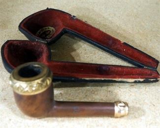 Genuine French Briar Pipe in Case