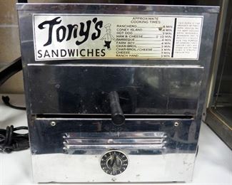 Infra-Chef Sandwich Oven, Model 1003A, Powers On