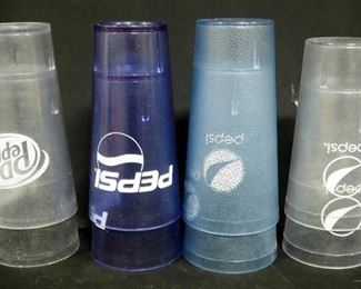 Branded Plastic Cups, Includes 20oz Dr. Pepper, Qty 20, Pepsi, Qty 78, And 24oz Pepsi, Qty 24