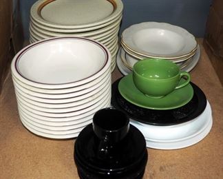 Duresi Bowls (12), Syracuse China Plates (15), Syracuse & Delco Platters, Teacups, Saucers, And More