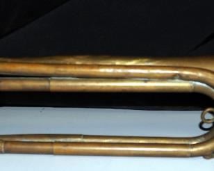 H.N. White Superior Silver Star Cornet And U.S. Regulation Bugle, Includes Leather Case For Cornet