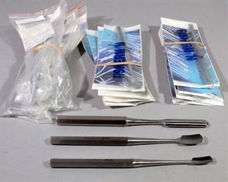 Hibbs Gouges, STR 1.6cm Blade, 9.5'",Qty 7, Curved 1.6cm 9.5", Qty 5 And N-Curved 10mm, Qty 5