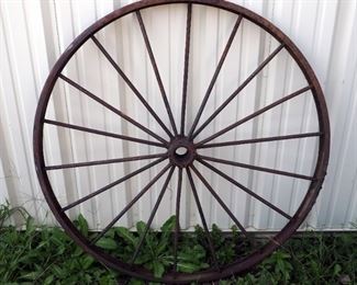 All Steel Wagon Wheel, 50" Diameter, 2.5" Band