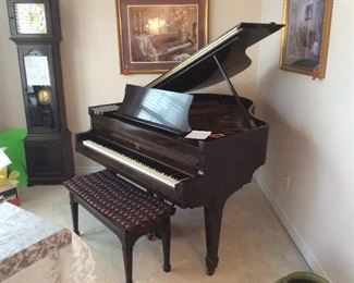 Christmas New York Studio Baby Grand Piano