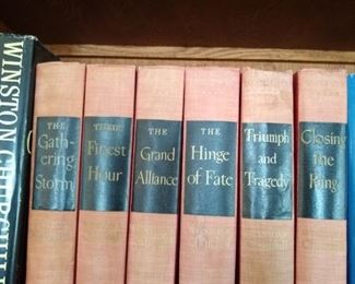 The second world war 6 volume set first edition by Winston Churchill