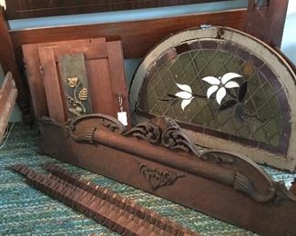 Antique wood trim pieces 