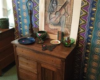 Painting on Wall Street Journal newspaper