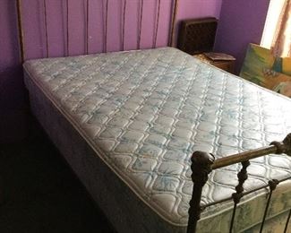 Antique iron bed