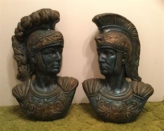 Vintage ceramic Roman soldiers