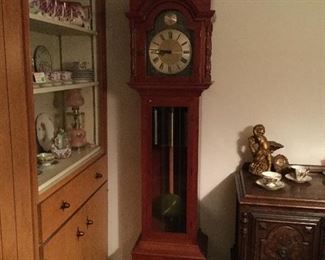 Mid-century grandfather clock. Westminster chime.