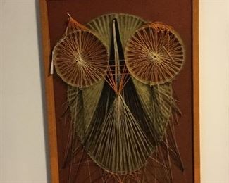 Vintage string art Owl