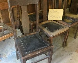 Old chairs...$4 each