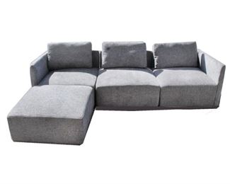 Lot 001 
American Signature Furniture Upholstered Sectional