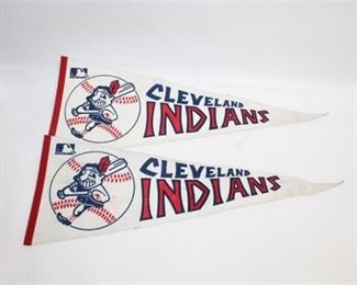 Lot 138 
Pair Vintage Cleveland Indians Pendants