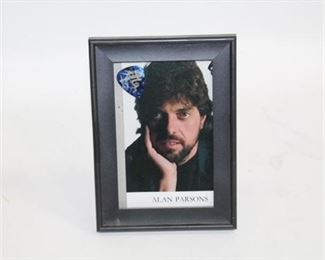 Lot 145 
Alan Parsons Autograph Photo ad Guitar Pick