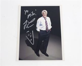 Lot 191 
Jay Leno Signed Photo