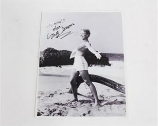 Lot 235 
Mitzi Gaynor SIgned Autograph