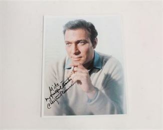 Lot 239 
Christopher Plummer Autograph