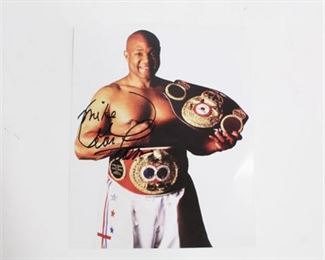 Lot 256 
George Foreman Signed Photo