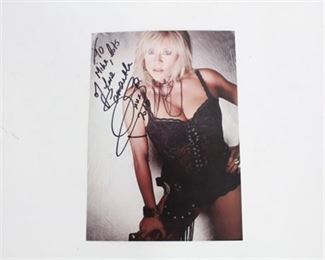 Lot 259 
Samantha Fox Autographed Postcard